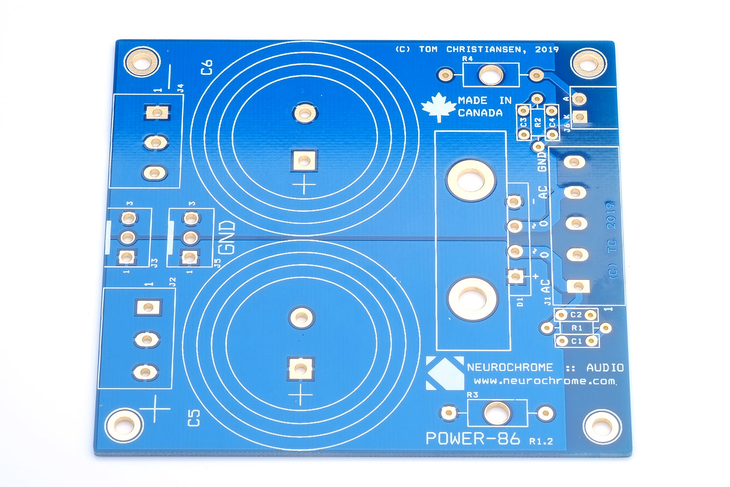 Power-86: Audio Amplifier Power Supply Board | Neurochrome